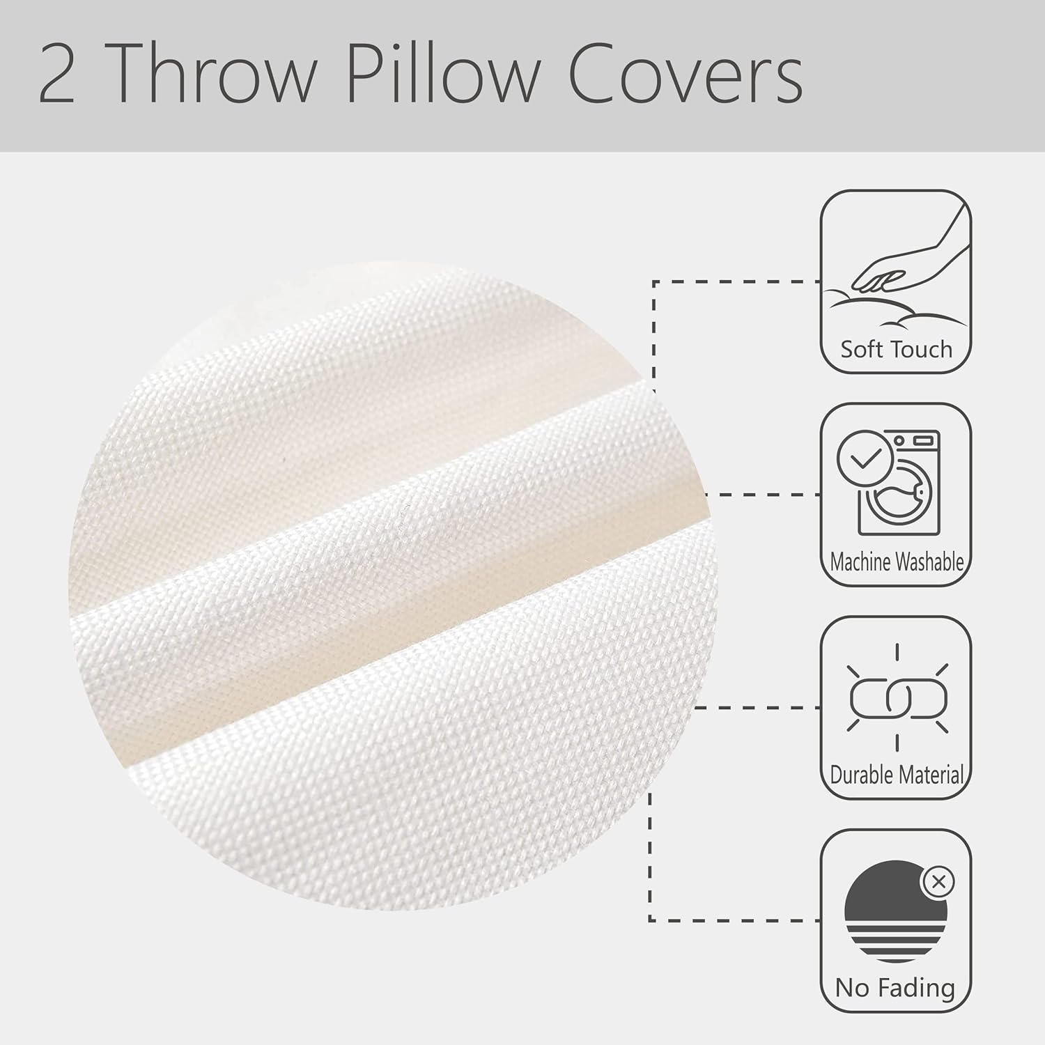 Juego de 2 fundas de almohada con estampado de vaca de las tierras altas de 24 x 24 pulgadas para mujeres adultas, fundas de almohada de granja de