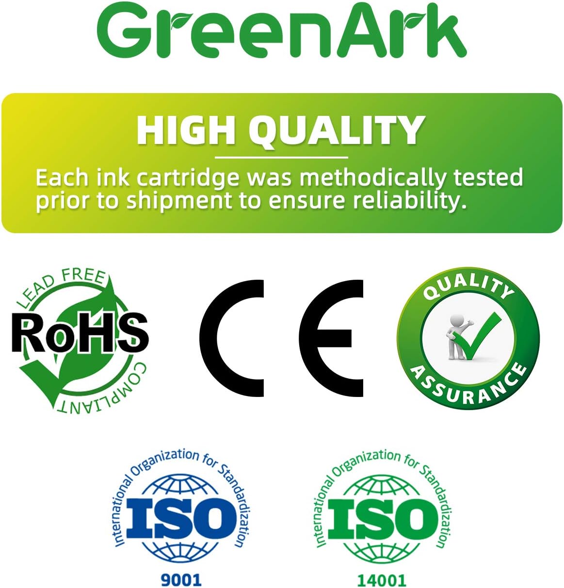 GREENARK Cartuchos de tinta compatibles de repuesto para Brother LC3017XL LC-3017XL (BKCMY) tinta de color de alto rendimiento, paquete de 5