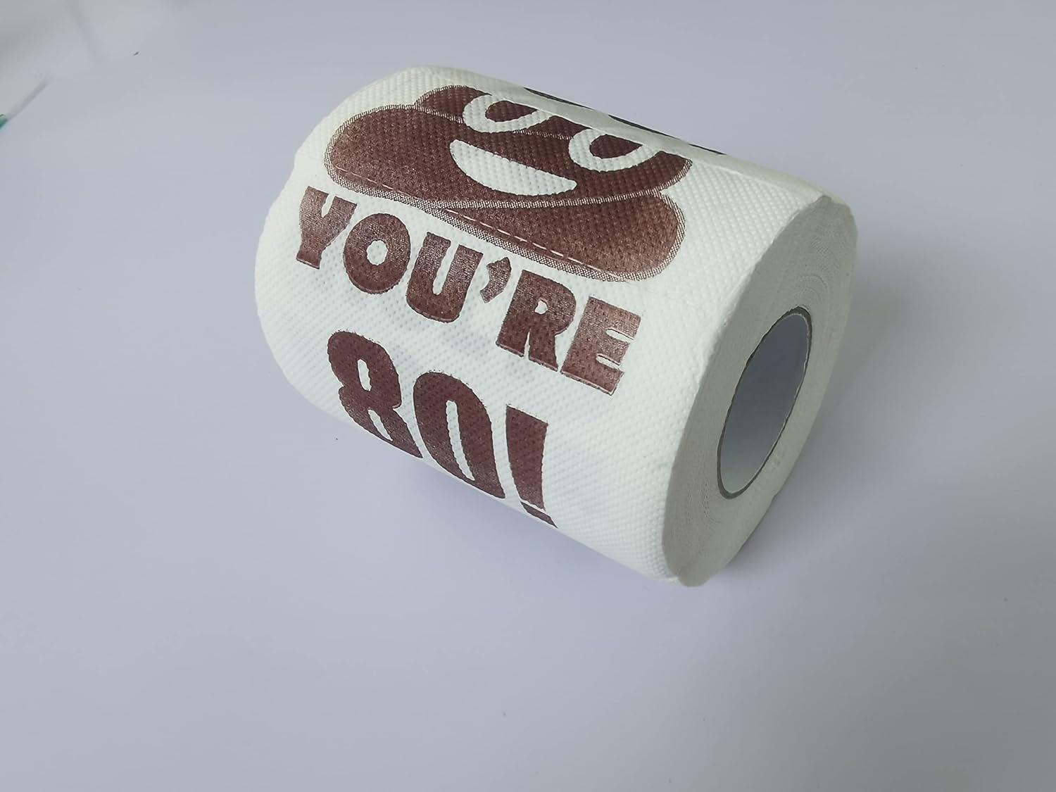 Feliz cumpleaños Holy Poop You’re xx Years Old Style – Papel higiénico de papel higiénico de pañuelo, broma, divertida fiesta de cumpleaños, idea de
