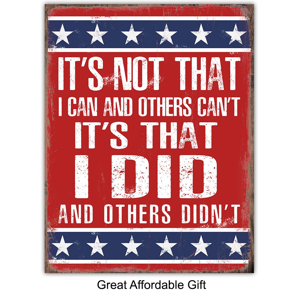 Patriotic Wall Decor Set Prints – American Flag Wall Art – Military Wall Decor – Gift for Veterans, Marine Corps, Army, Air Force, Navy, Coast