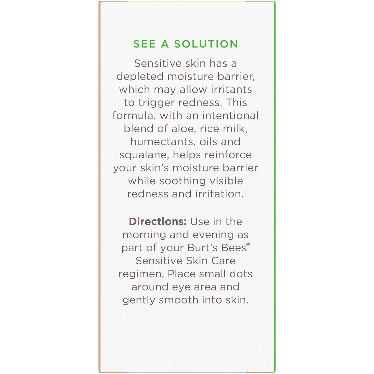 Burt’s Bees Limpiador facial para piel sensible