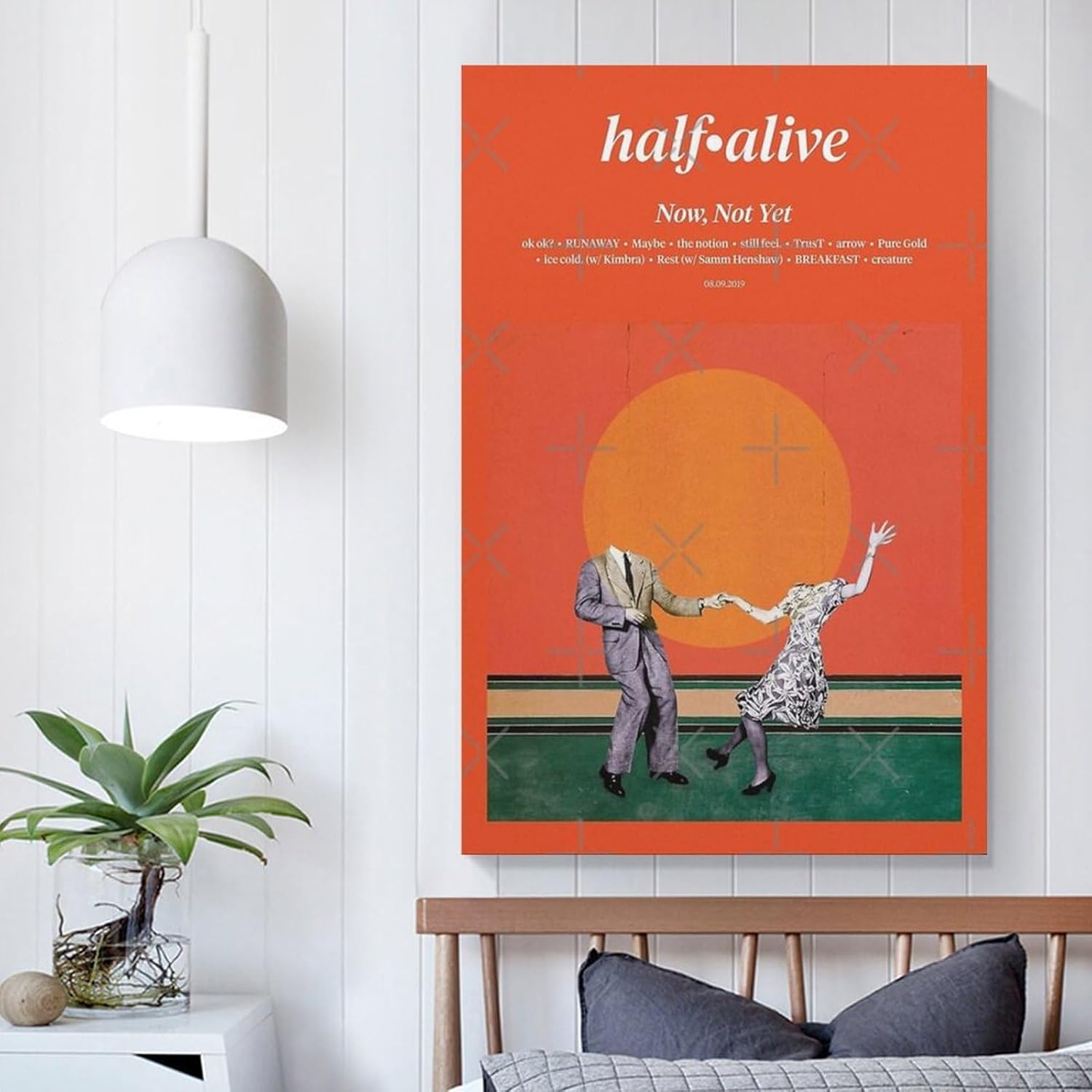 DAXXIN Half Alive NOW,NOT YET 2019 1 – Póster de lienzo decorativo para pared, pintura artística para sala de estar, dormitorio, regalo, sin marco,