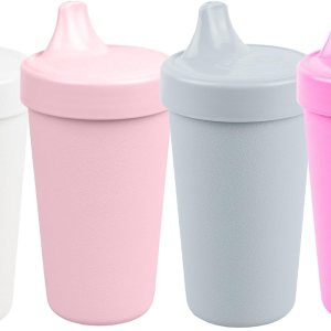 Re-Play – Vasos con tapa de 10 oz., hechos en EE.UU., para niños pequeños de 1 año en adelante, a prueba de derrames, aptos para lavavajillas y Re-Play – Vasos con tapa de 10 oz., hechos en EE.UU., para niños pequeños de 1 año en adelante, a prueba de derrames, aptos para lavavajillas y