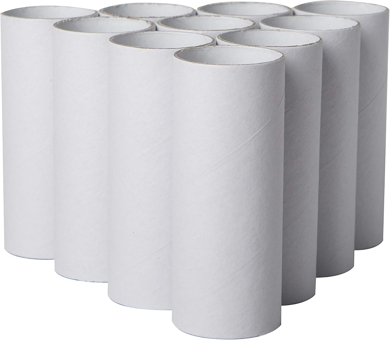Paquete de 30 rollos para manualidades, tubos de cartón grueso para manualidades, tubos redondos de cartón, tubos para manualidades, tubos redondos