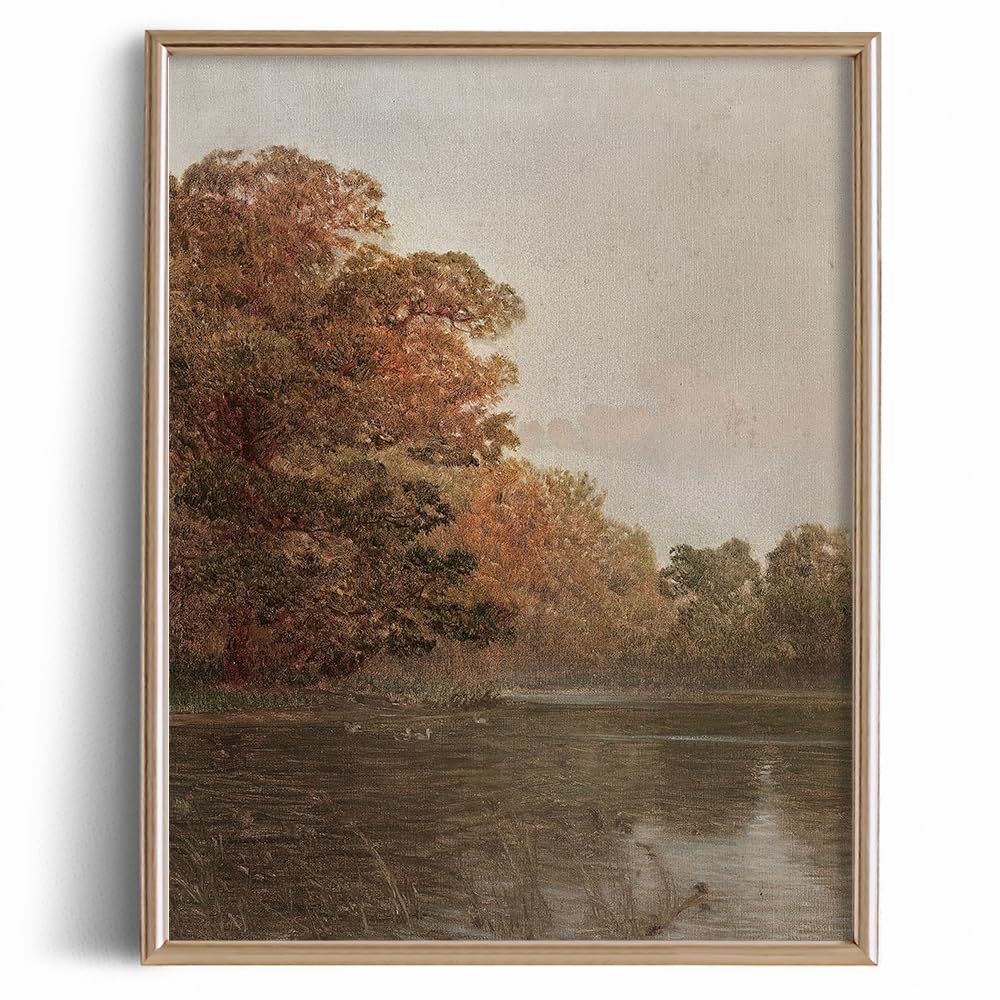 Rustic Farmhouse Wall Art Decor – 11×14″ – Boho Art Deco Landscape Pictures for Bathroom – French Country Kitchen Print Poster – Neutral Aesthetic