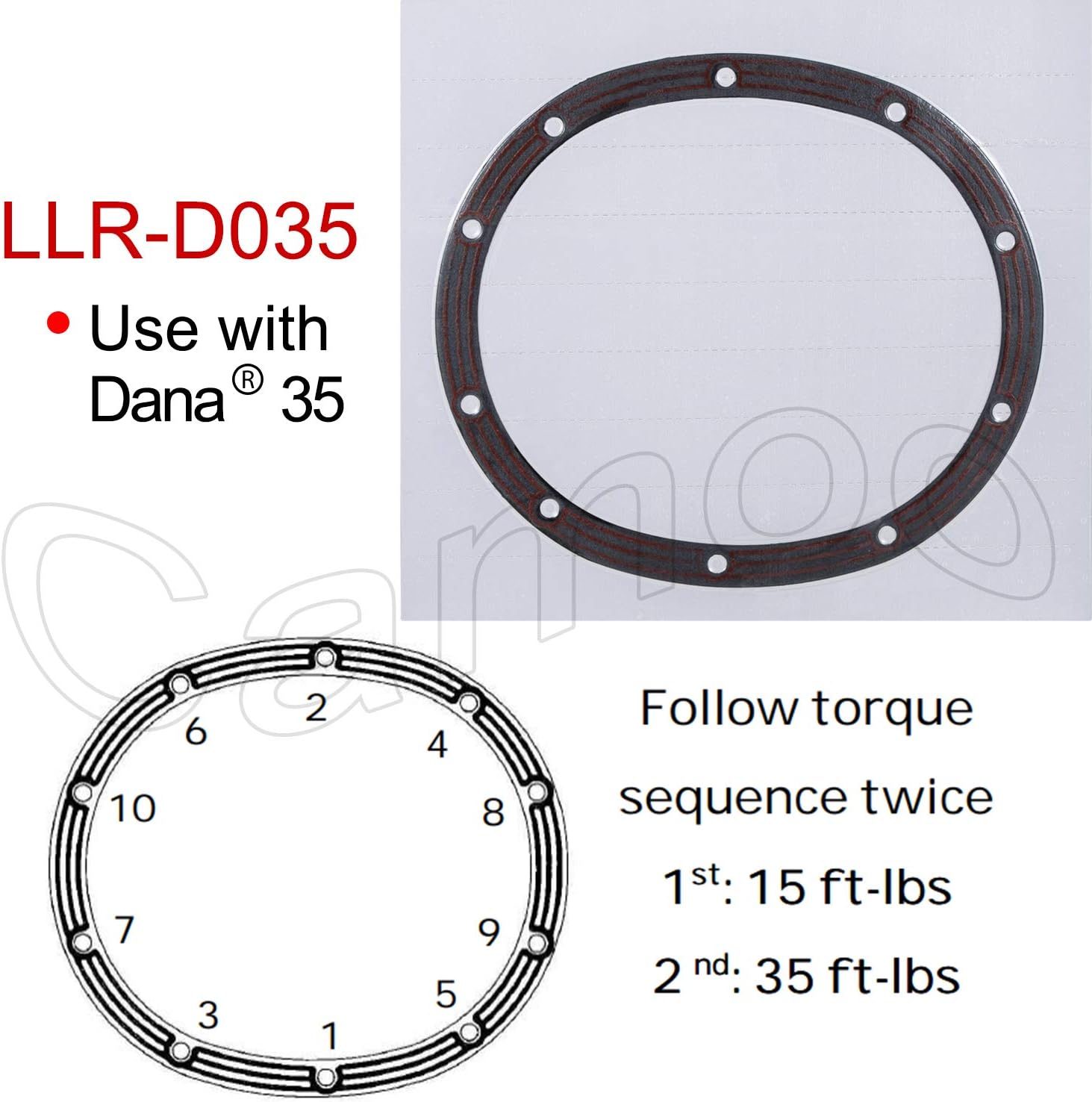 Dana 35 Junta Tapa Diferencial D035