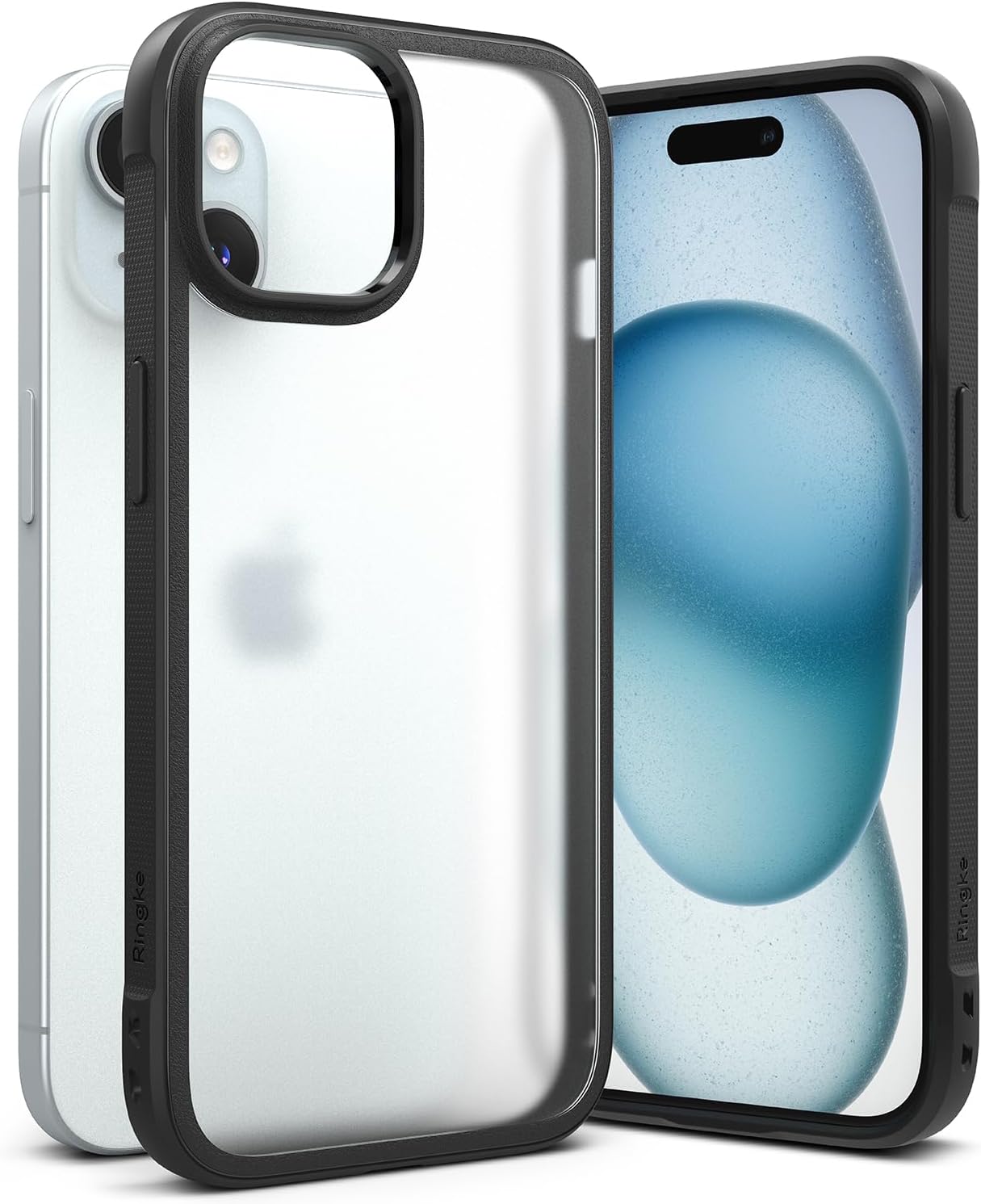 Ringke Fusion Bold No más decoloración Compatible con iPhone 15, tecnología antihuellas dactilares que evita manchas grasas, revestimiento