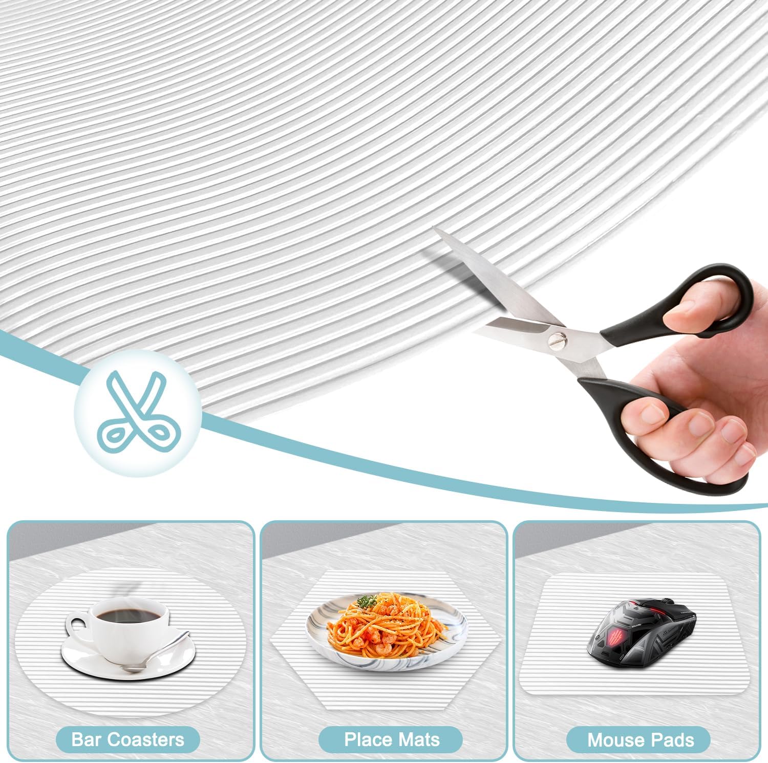 Revestimiento antideslizante de 12 pulgadas de ancho para cajones, no adhesivos para armarios de cocina, vestidor de dormitorio, revestimientos