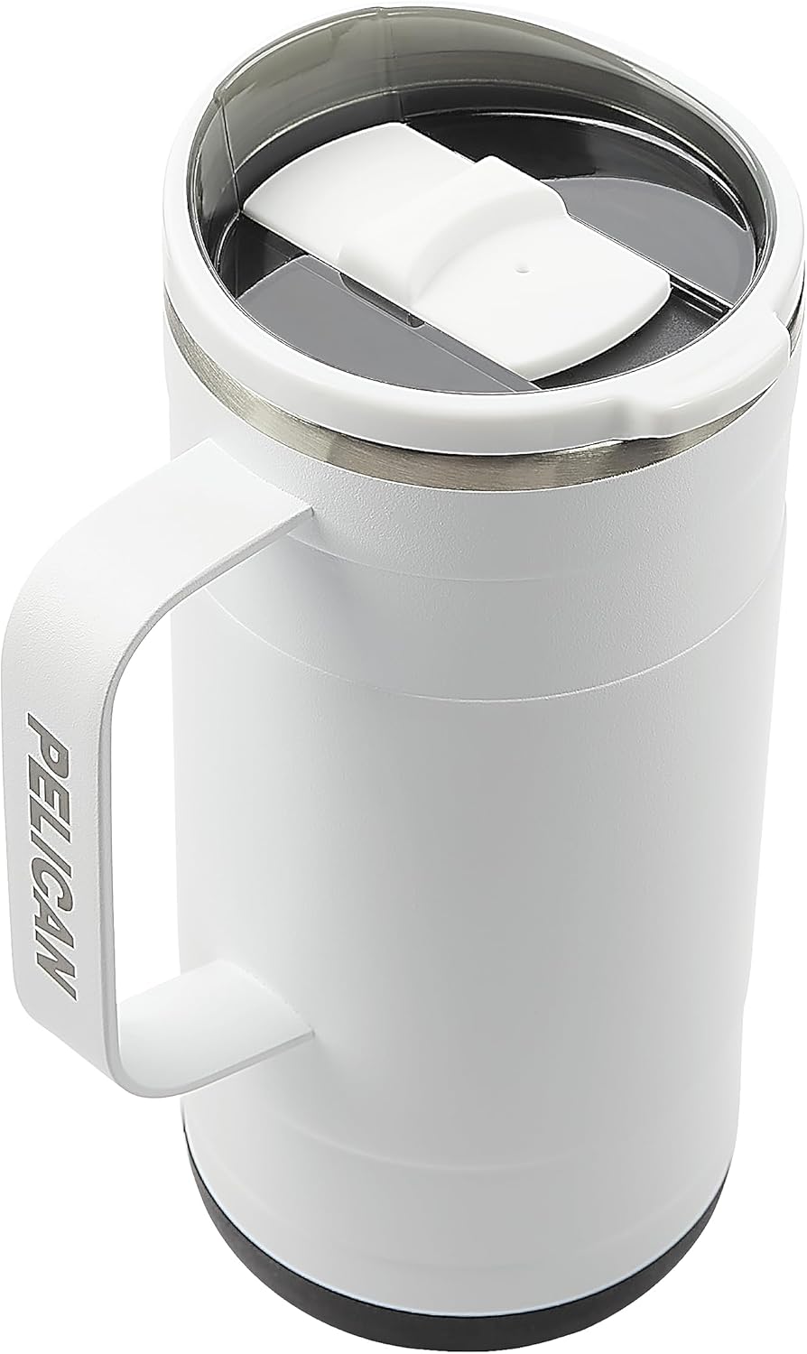 Pelican Hydration Pelican Ridge – Vaso aislado al vacío de 18 onzas, acero inoxidable reciclado de doble pared de viaje con doble tapa, taza de café