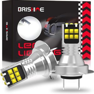 H7 Bombillas LED antiniebla 6000K xenón blanco, extremadamente brillantes 3030 chips 64210 bombillas LED con proyector para luces antiniebla de H7 Bombillas LED antiniebla 6000K xenón blanco, extremadamente brillantes 3030 chips 64210 bombillas LED con proyector para luces antiniebla de