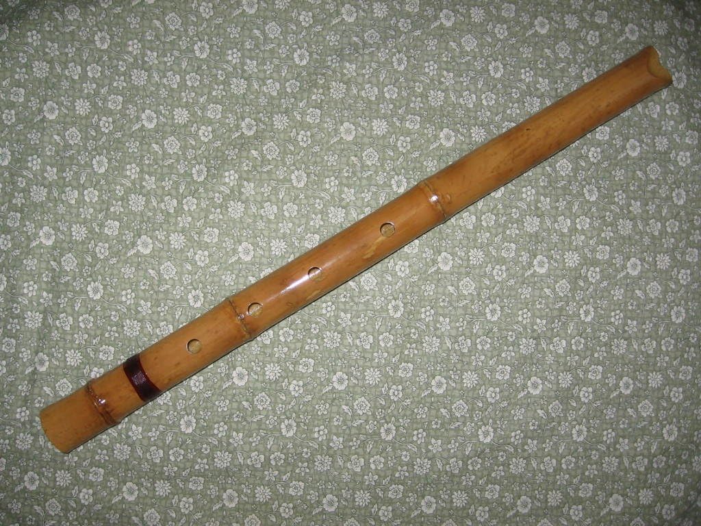 1.8 Pentatonic Shakuhachi sin Root End 5 Agujeros – Instrumento Zen Tradicional Notas reproducidas DFGAC