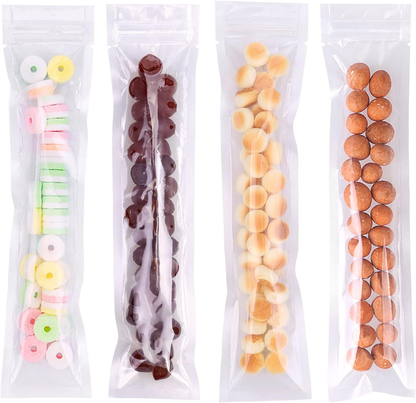 200 bolsas de paletas desechables, bolsas de molde para hacer paletas de hielo, sin BPA, con cierre de cremallera, bolsa de comida casera saludable,