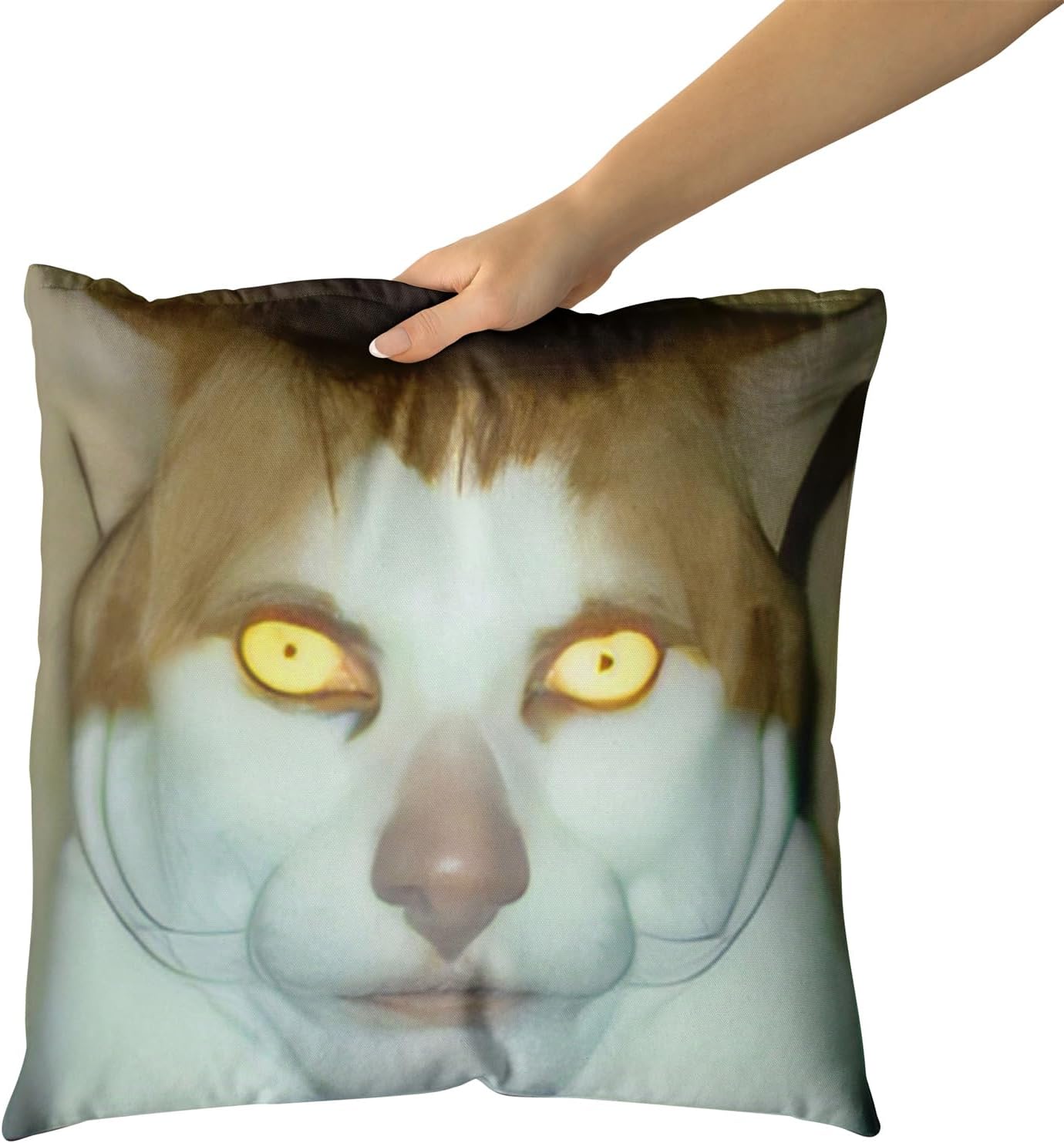 Gaslight Gatekeep Girlboss Monday Left Me Broken Cat, Mr. Peebles, Singing Yellow, Eyed Cat, Waiting for Love, Funny Meme – Fundas de almohada,