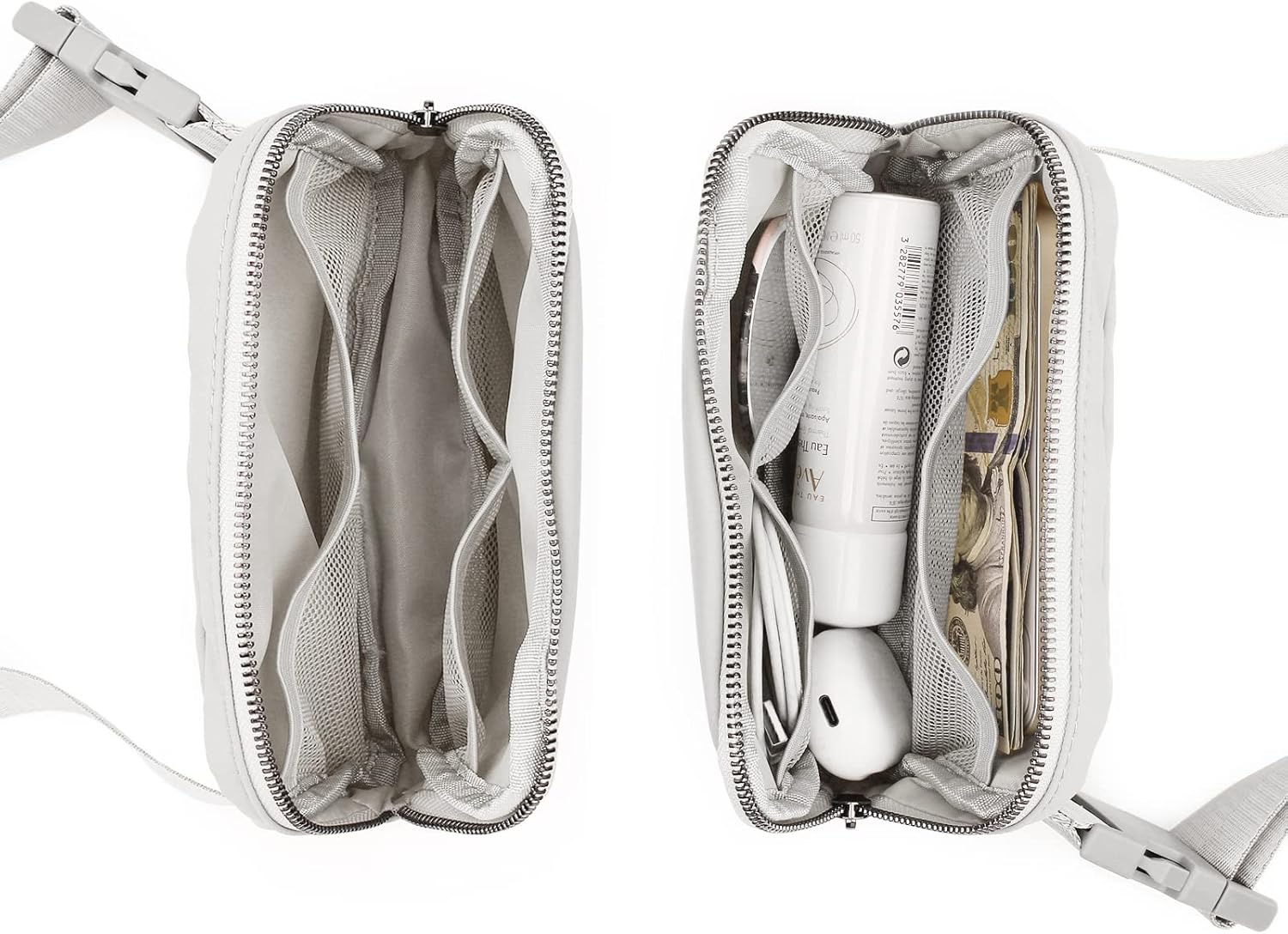Everywhere – Riñonera cruzada para mujer, con correa ajustable, mini bolsa para cinturón, para mujeres y hombres, impermeable, para viajes,