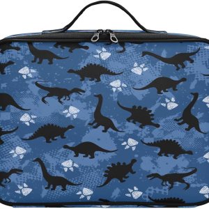 Dinosaurio azul lindo dibujos animados cosméticos bolsas de viaje para mujeres aseo bolsa de viaje bolsa de maquillaje organizador bolsa de Dinosaurio azul lindo dibujos animados cosméticos bolsas de viaje para mujeres aseo bolsa de viaje bolsa de maquillaje organizador bolsa de