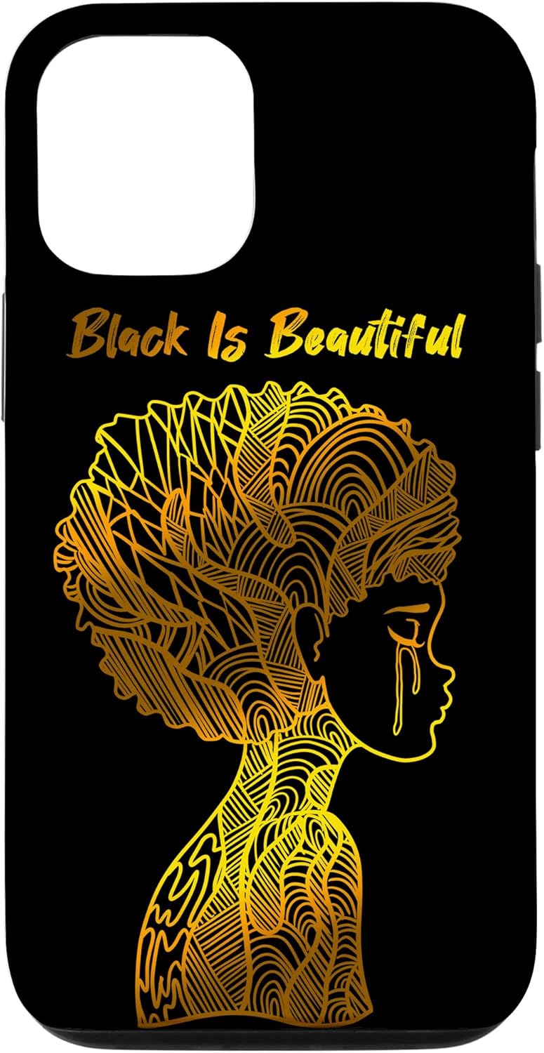 Funda para iPhone 13 Black Is Beautiful Melanin Afro African Pride History