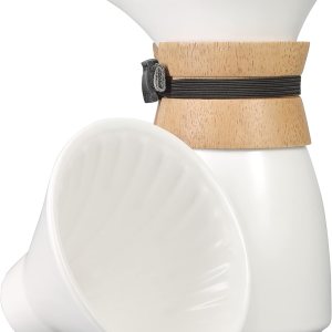 Artisan Series Pour Over Juego de cafetera de cerámica Obras de arte de porcelana, cerámica, loza o vidrio, jarra de café de goteo de mano de 19 oz Artisan Series Pour Over Juego de cafetera de cerámica Obras de arte de porcelana, cerámica, loza o vidrio, jarra de café de goteo de mano de 19 oz