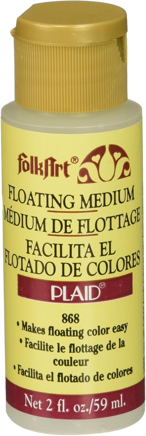 FolkArt Medio flotante (2 onzas), 868, amarillo