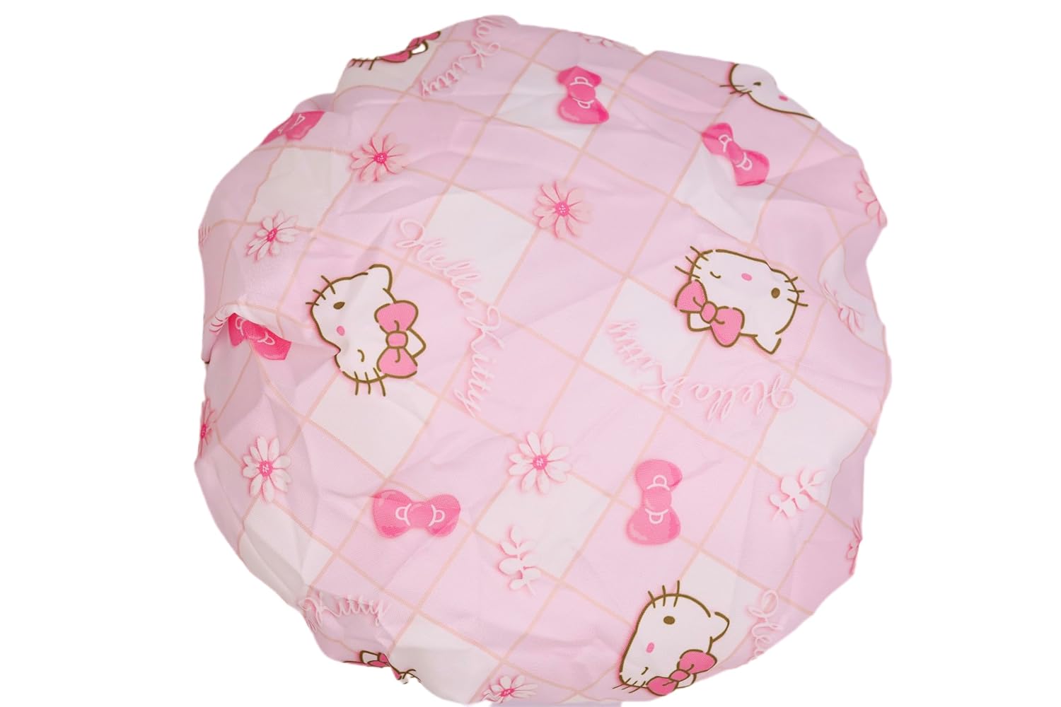 JieJiefa Lindo gorro de ducha de dibujos animados, doble capa impermeable para niñas, sala de spa, tamaño extra grande para todas las longitudes de