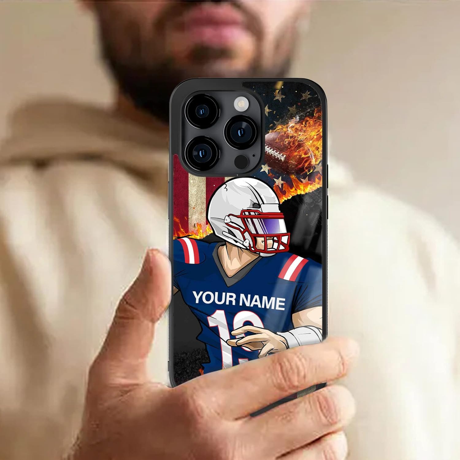 Fundas de teléfono con nombre personalizado, diseño divertido para niños y hombres para iPhone 11 12 13 14 15 16 Pro Max Plus Mini Xr Xs para