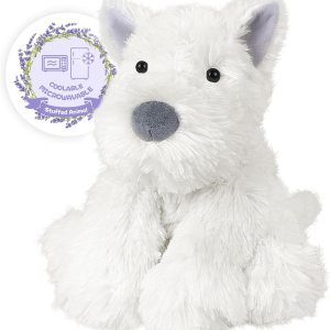 Warmable West Highland White Terrier – Peluches térmicos para perros de peluche para microondas para calambres y dolor, cachorro Westie de lavanda Warmable West Highland White Terrier – Peluches térmicos para perros de peluche para microondas para calambres y dolor, cachorro Westie de lavanda