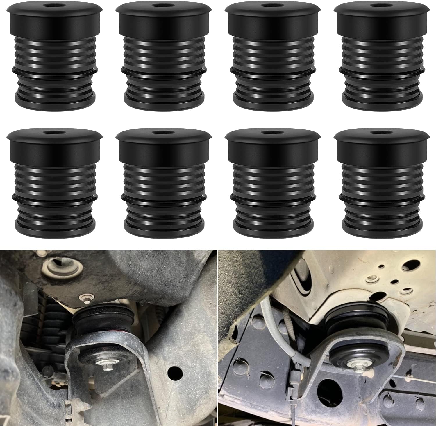 Kit de montaje de cuerpo de silicona para Ford Super Duty F-250  F-350 Crew Cab 2008-2016 (8 unidades), kit de bujes de montaje en cuerpo de silicona
