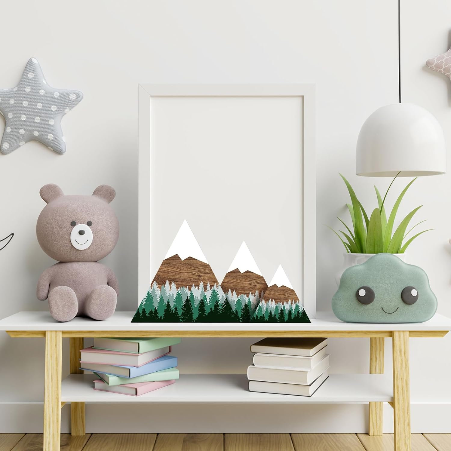 3 piezas, 3 tamaños, decoración de estante de montaña, letrero de madera de granja, decoración de montaña de madera, decoración de madera,