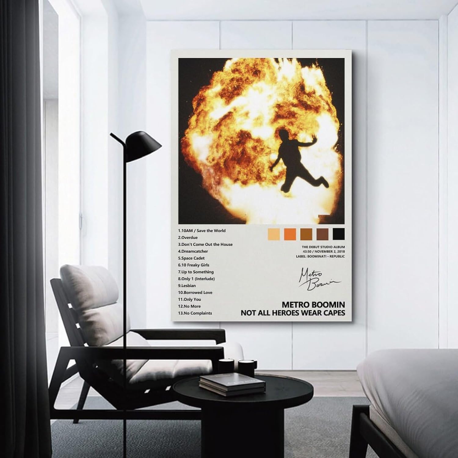 Metro Boomin Not All Heroes Wear Capes – Póster para estética de habitación, pósteres artísticos en lienzo, impresión artística moderna de pared