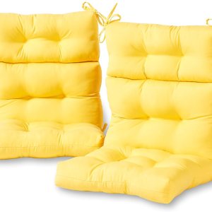 Greendale Home Fashions – Cojín para asiento y respaldo de silla de exterior Greendale Home Fashions – Cojín para asiento y respaldo de silla de exterior