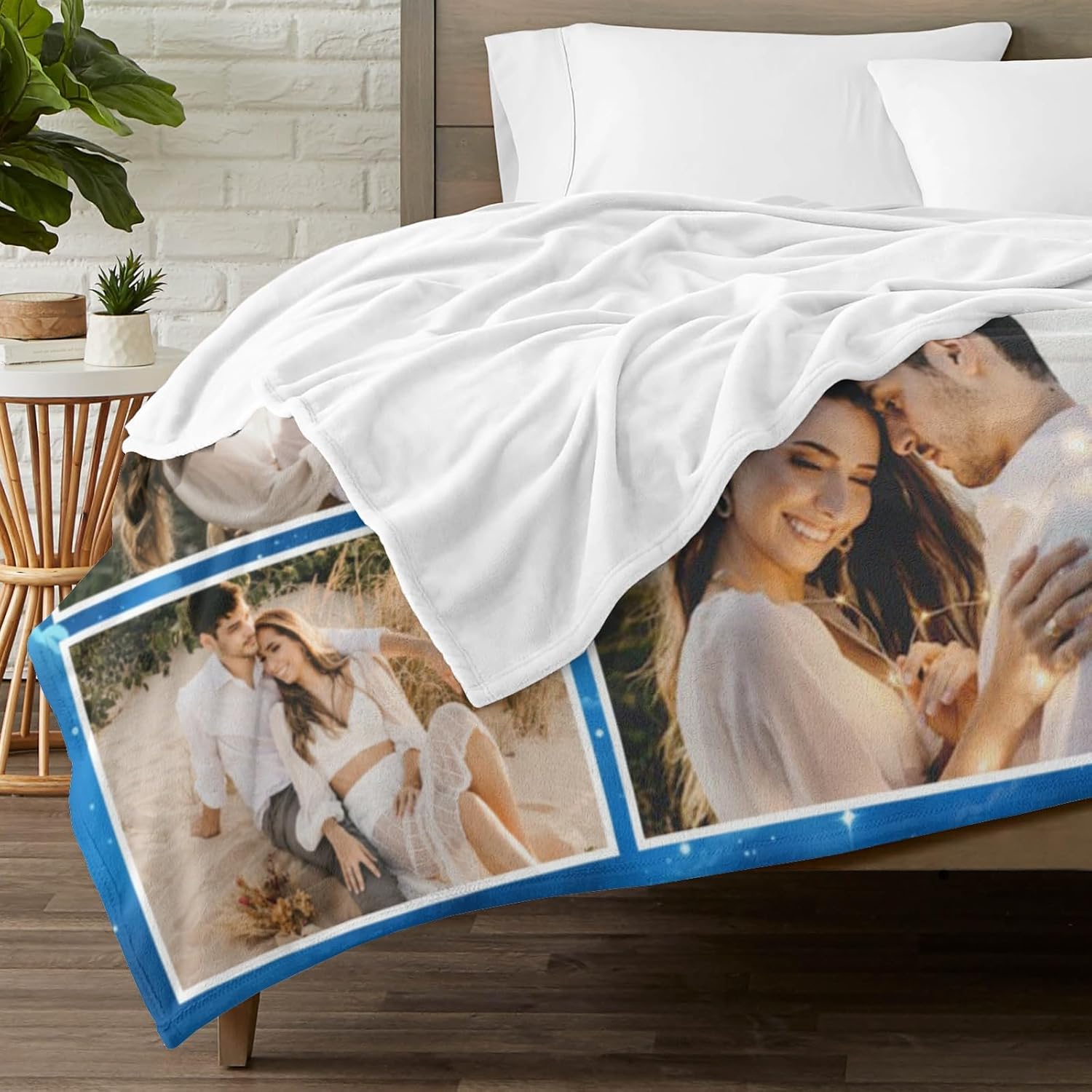 Manta personalizada con imagen, mantas de amor personalizadas con fotos para parejas, familiares, amigos, niños, bebés, mascotas, manta súper suave