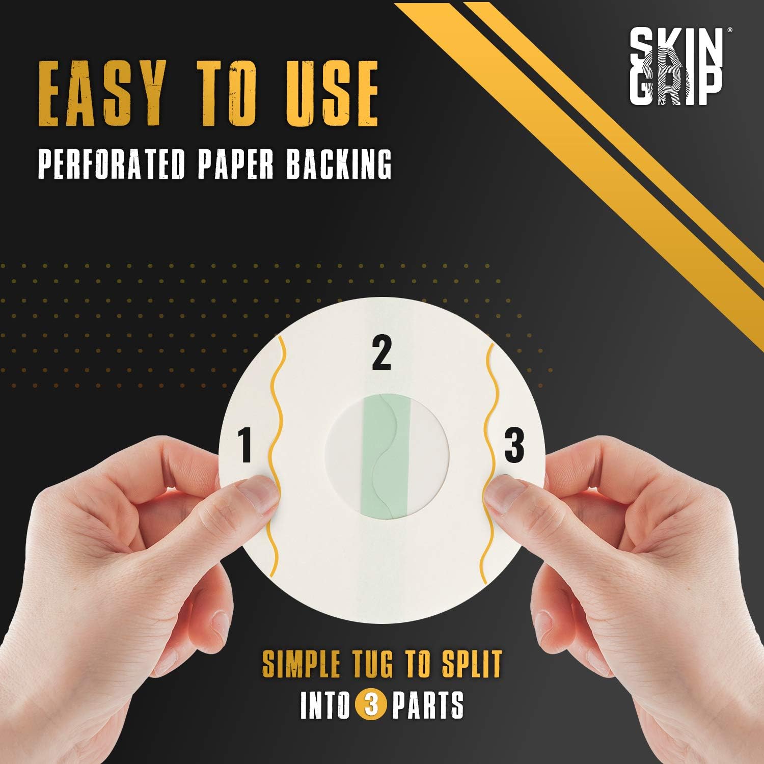 Skin Grip Adhesive Patches for Freestyle Libre 2  Waterproof & Sweatproof for 10-14 Days, Pre-Cut Adhesive Tape, Continuous Glucose Monitor Sensor