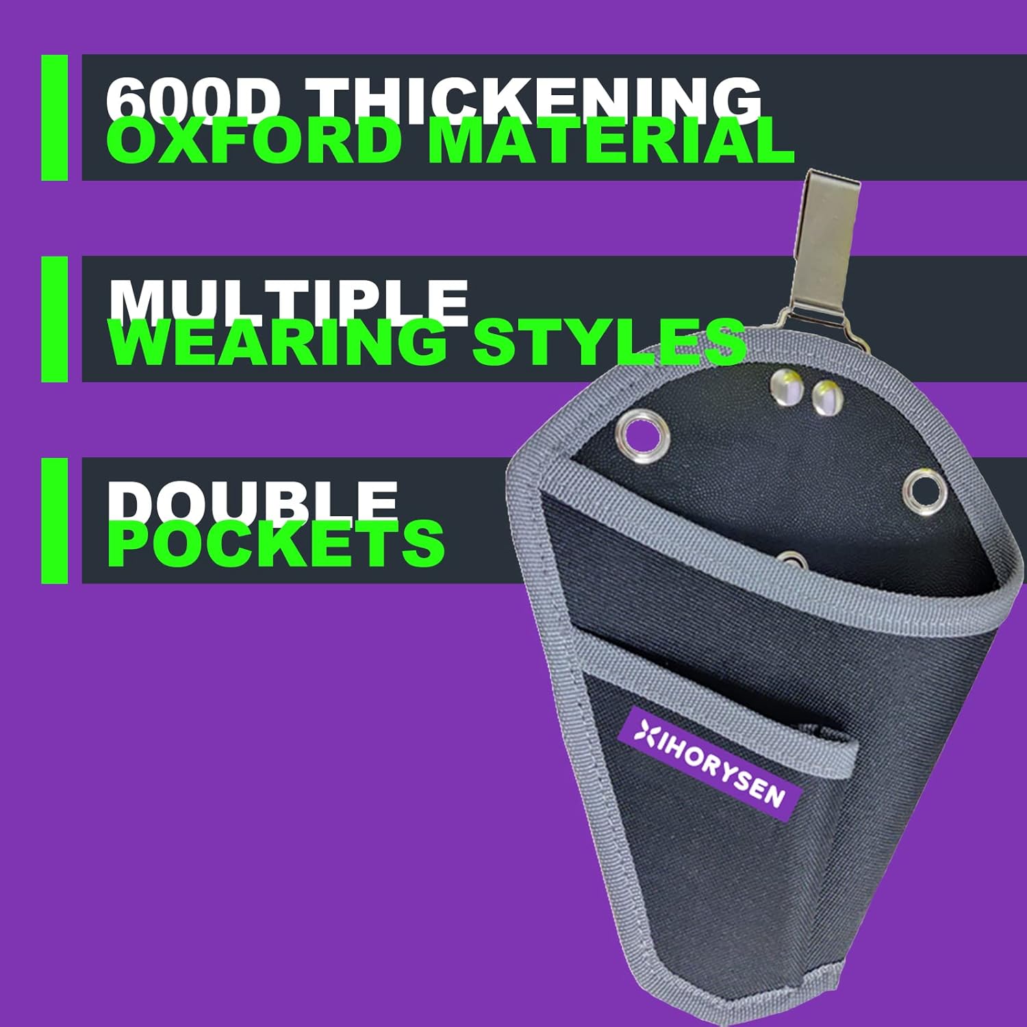 Funda para tijeras de podar, funda de podadora de doble bolsillo, guantes de herramientas de jardín, funda protectora para podadora de mano, soporte