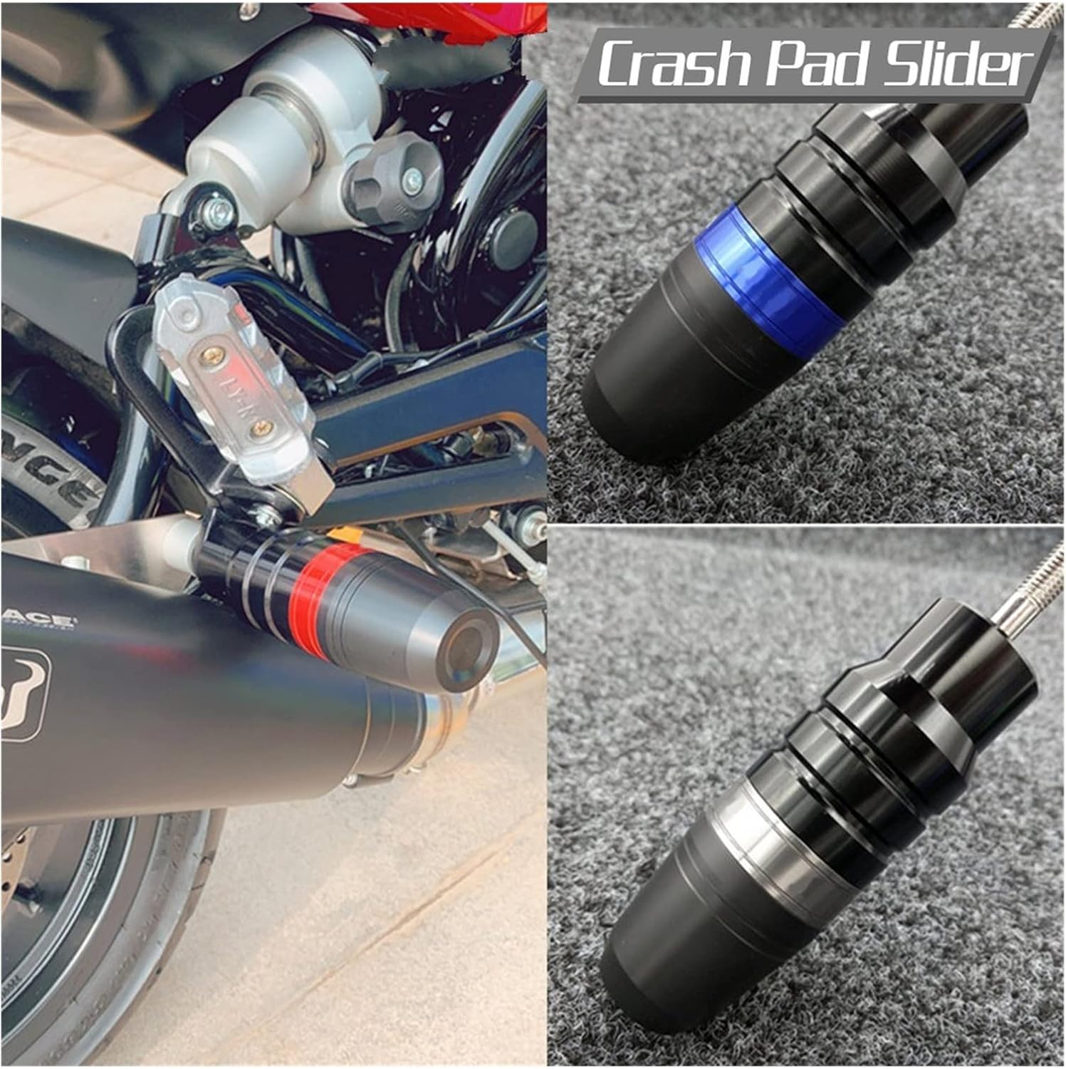 for Yamaha MT03 MT09 MT10 MT 03 FZ09 FZ10 Motorcycle Accessories CNC Frame Crash Pads Exhaust Sliders Crash Protector Anti-Fall Frame Sliders (Color