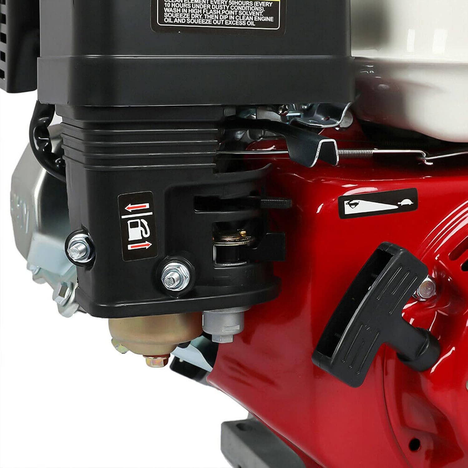 InSyoForeverEC Motor de gas de 4 tiempos, motor multiusos a gas, motor de motor de gas portátil con arranque de refrigeración por aire, respaldo del