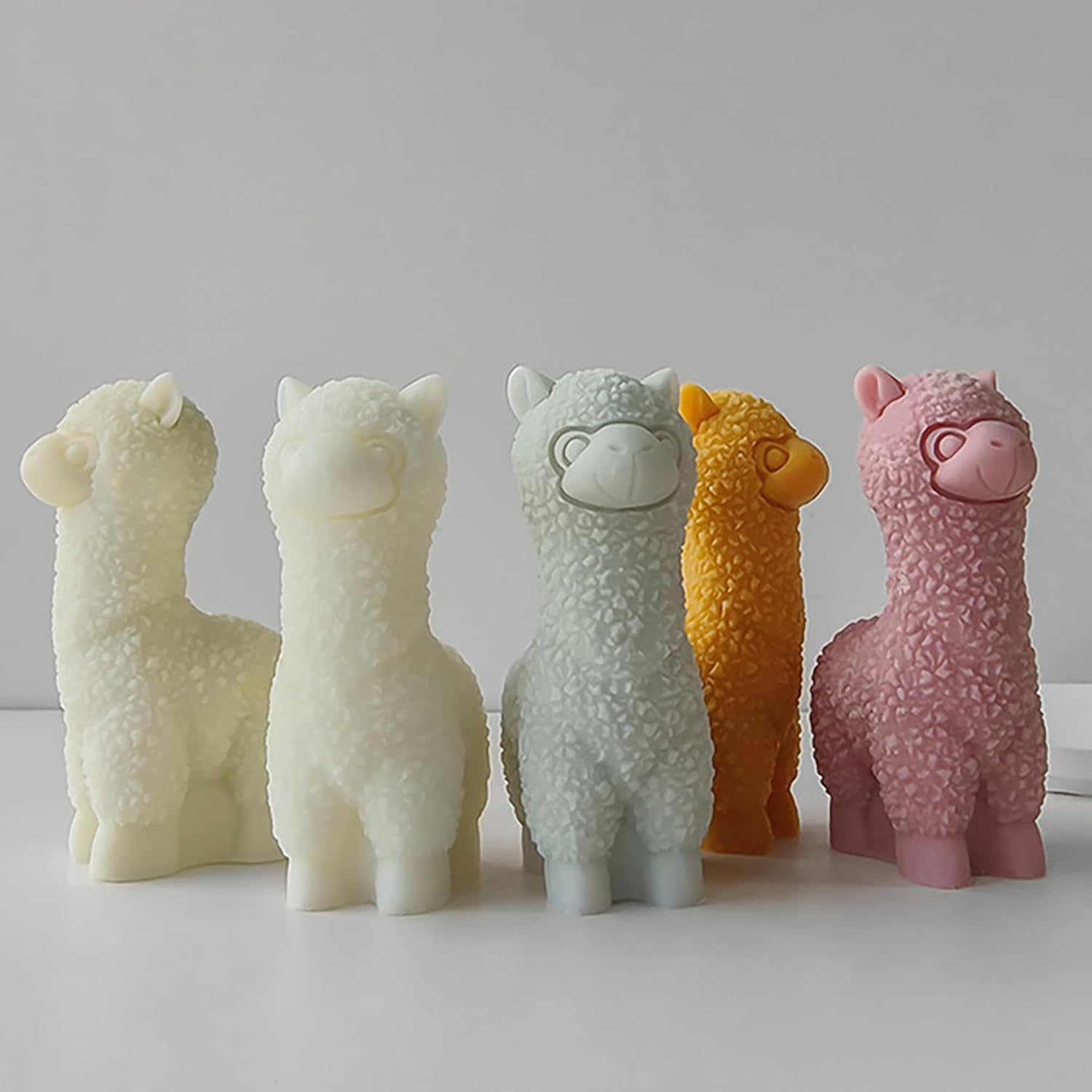 Molde de alpaca Molde de vela de alpaca, molde de vela de oveja, molde de resina de alpaca, molde de arcilla, molde de fundición de resina de