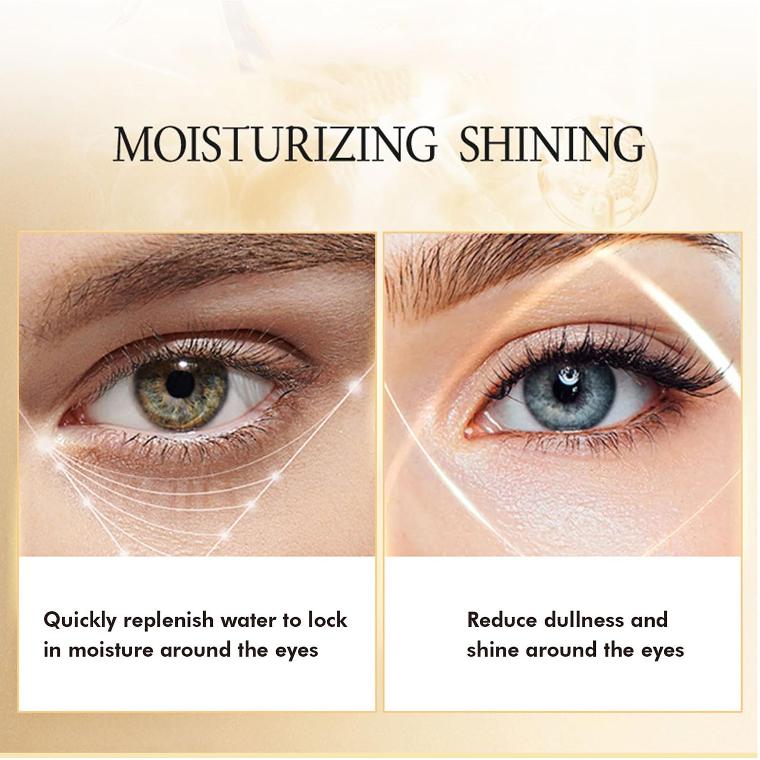 ZARICS 30 máscaras de ojos y máscaras de gel para labios, para reducir las arrugas para ojos hinchados y ojeras, labios hidratantes y