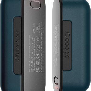 OCOOPA Calentadores de manos recargables, paquete de 2, calentador de manos eléctrico magnético, 16 horas de calor, 4 niveles de calor hasta 145 , OCOOPA Calentadores de manos recargables, paquete de 2, calentador de manos eléctrico magnético, 16 horas de calor, 4 niveles de calor hasta 145 ,