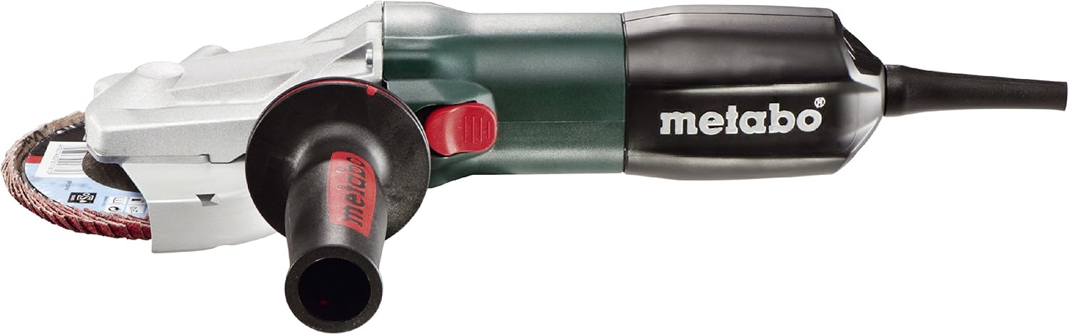 Metabo WEF9-125 Amoladora angular de cabeza plana, 4-12-pulgadas-5 pulgadas, verdenegro