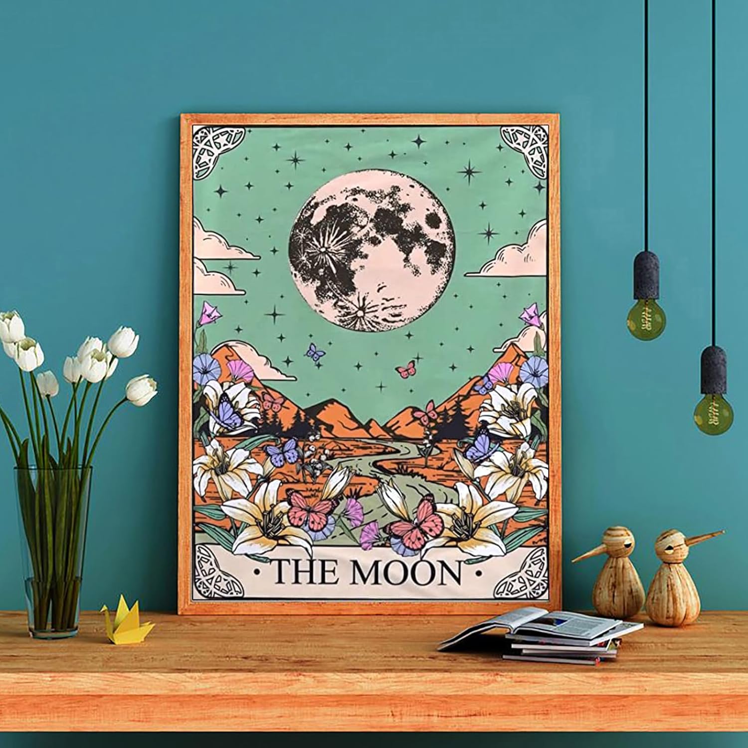 AIBOERL Kits de pintura de diamantes para adultos, paquete de 3 tarjetas de tarot 5D, kit de arte de diamantes de taladro completo, manualidades