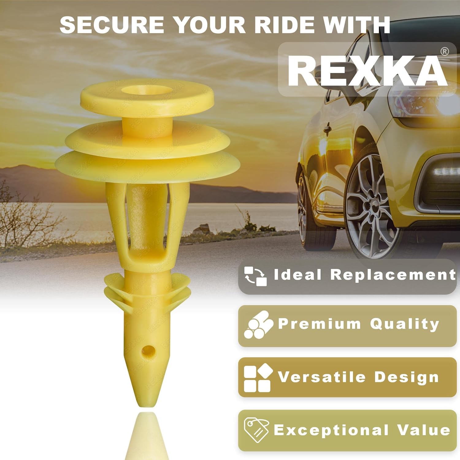 Rexka 20 unids pasador de retención del panel de ajuste de puerta elevadora para Chrysler 6502991 93-04 Jeep Grand Cherokee ZJ & WJ