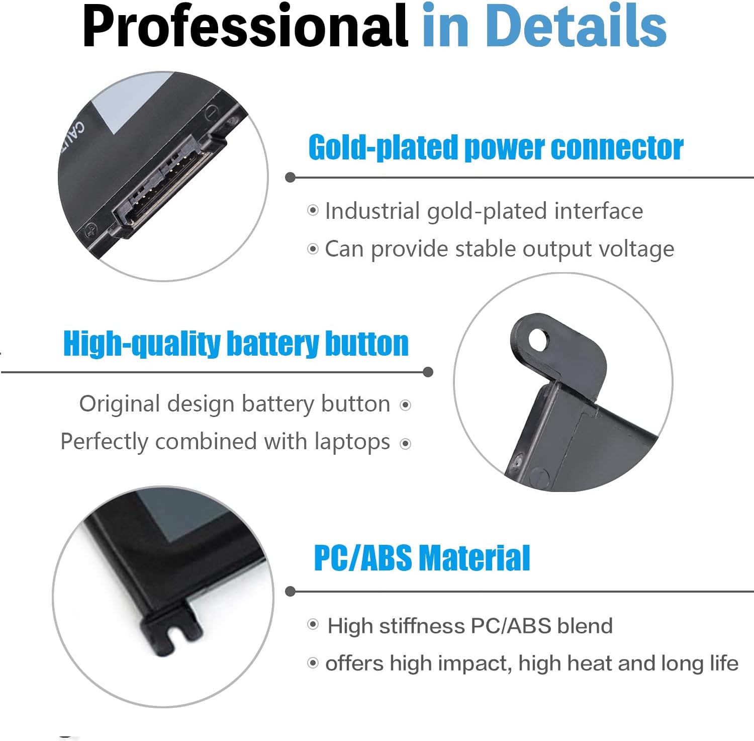 WDX0R – Batería para portátil Dell Inspiron 15 5000 7000 Series 15 5567 7579 5565 5568 5570 5578 5578 5579 7560 7570 7586 7573 13 5560 7570 7586