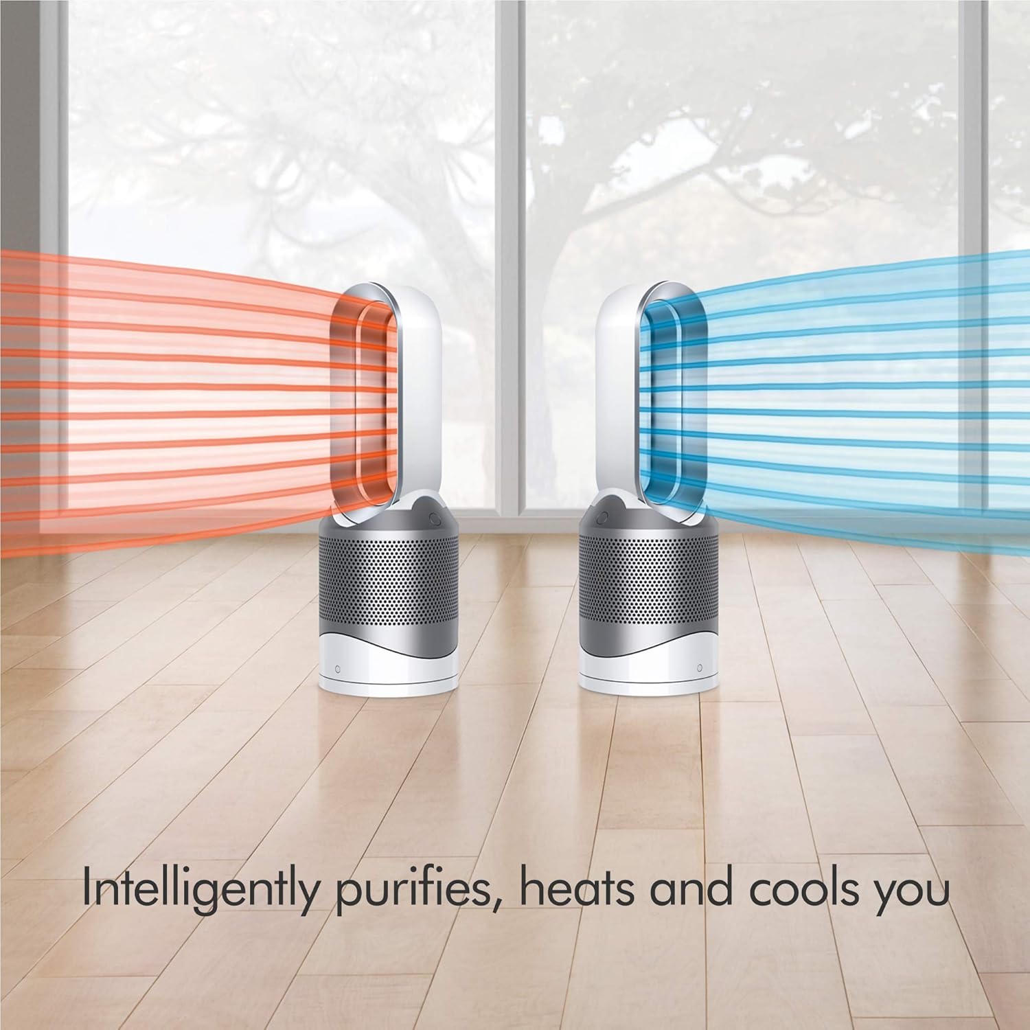 Dyson Ventilador calentador purificador Pure Hot+Cool Link HP02