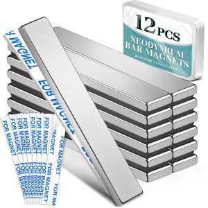 Paquete de 12 imanes de neodimio fuertes, potentes imanes de neodimio de tierras raras con adhesivo de doble cara, perfectos para nevera, garaje, Paquete de 12 imanes de neodimio fuertes, potentes imanes de neodimio de tierras raras con adhesivo de doble cara, perfectos para nevera, garaje,