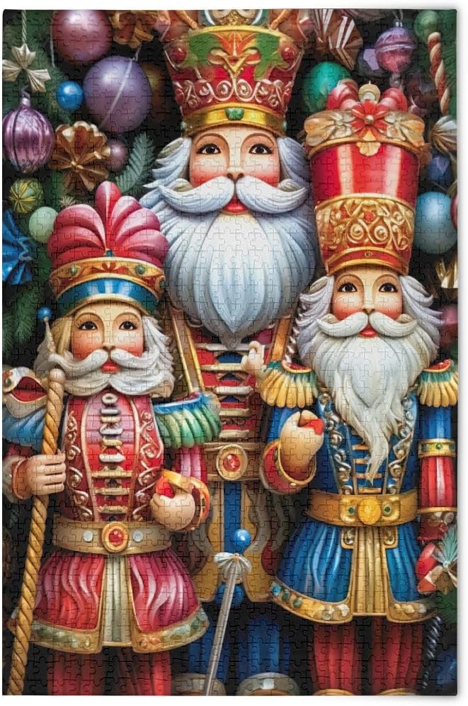 Rompecabezas de 1000 piezas de marioneta de cascanueces para ilustraciones de juegos para adultos, adolescentes y niños 20323020