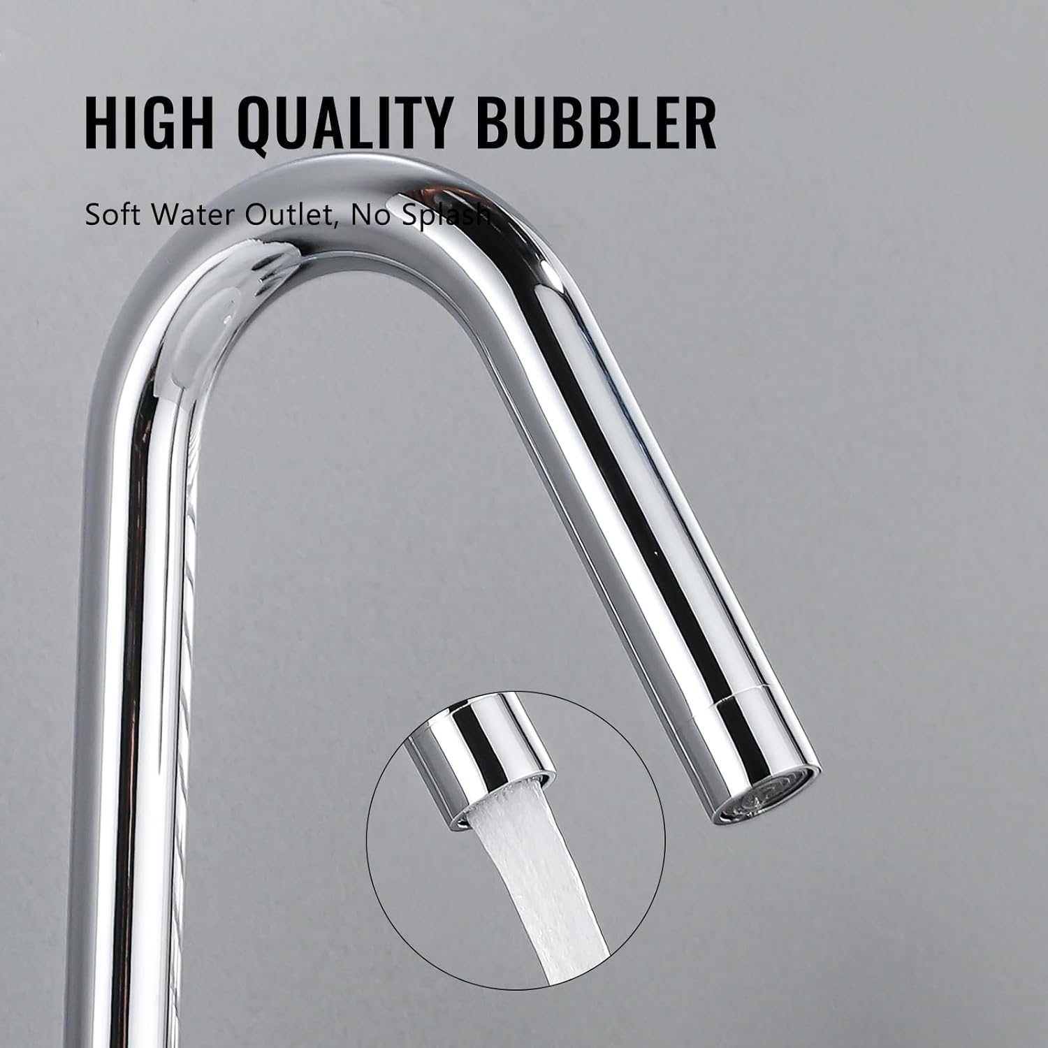 SaniteModar Grifo de lavabo de baño de latón, grifo de baño de latón de 8 a 16 pulgadas, 2 asas, grifo de baño moderno generalizado cromado pulido