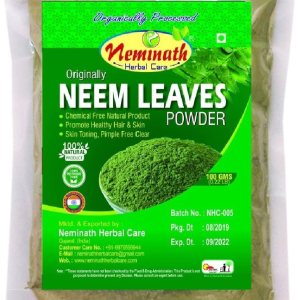 Polvo de hojas de neem 100% naturales (Azardirachta Indica) (100 gm (0.22 lb) 3.5 onzas) Polvo de hojas de neem 100% naturales (Azardirachta Indica) (100 gm (0.22 lb) 3.5 onzas)