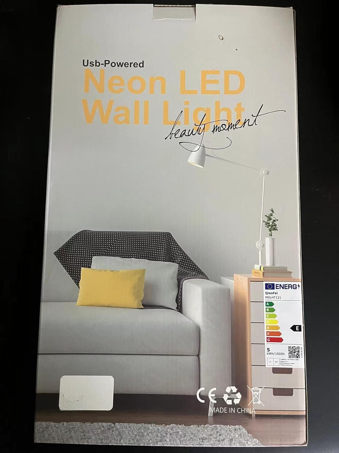 QiaoFei Letrero LED de neón con texto en inglés “Best Day Ever”, funciona con USB, con regulador de intensidad, luces de neón para habitación,