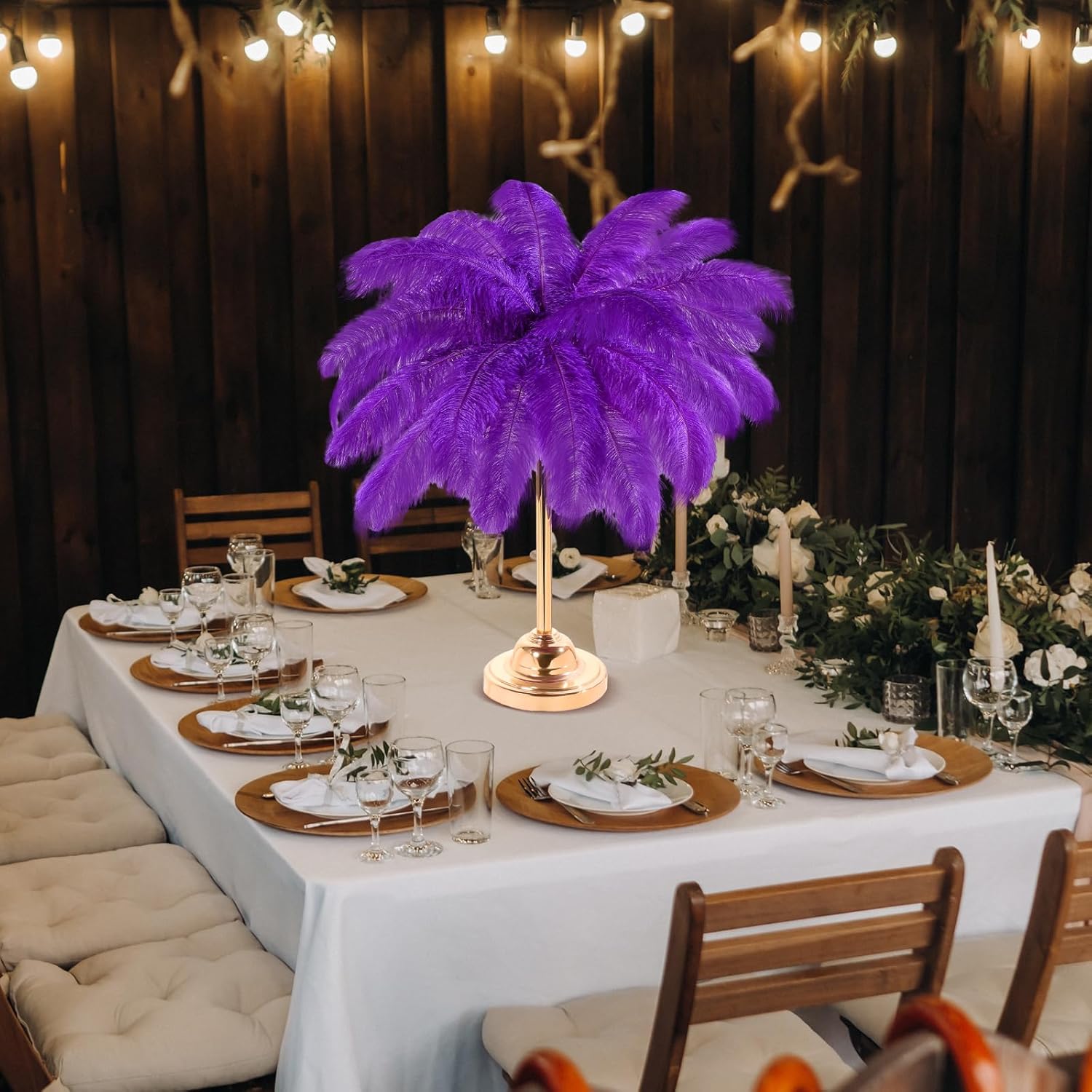 30 plumas de avestruz naturales grandes de 18 a 20 pulgadas a granel para centros de mesa de boda, centros de mesa, decoración del hogar, arreglos