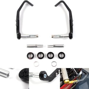 Arashi Protector universal de palanca de embrague de freno para manillar de motocicleta de 78 pulgadas, protectores de mano para CBR600RR CBR1000RR Arashi Protector universal de palanca de embrague de freno para manillar de motocicleta de 78 pulgadas, protectores de mano para CBR600RR CBR1000RR