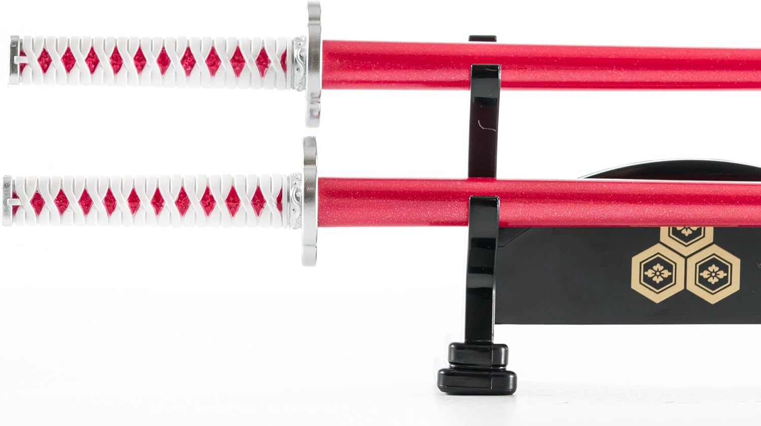 Asai Nagamasa – Palillos japoneses Katana Samurái. 9 pulgadas9.1 in. con soporte de espada tipo palillos y bolsa de espada tipo estuche de cubiertos